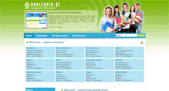Desktop Screenshot of nauczanie.pl