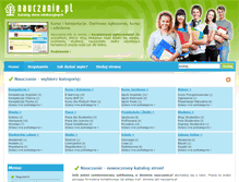 Tablet Screenshot of nauczanie.pl