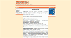 Desktop Screenshot of impotencja.nauczanie.pl