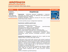 Tablet Screenshot of impotencja.nauczanie.pl